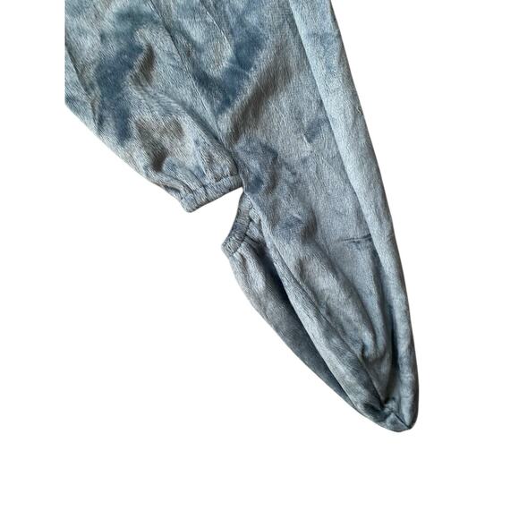 Shark Costume Adult L XL Spirit Halloween Plush One Piece Full Zip Up Jumpsuit - Picture 3 of 10